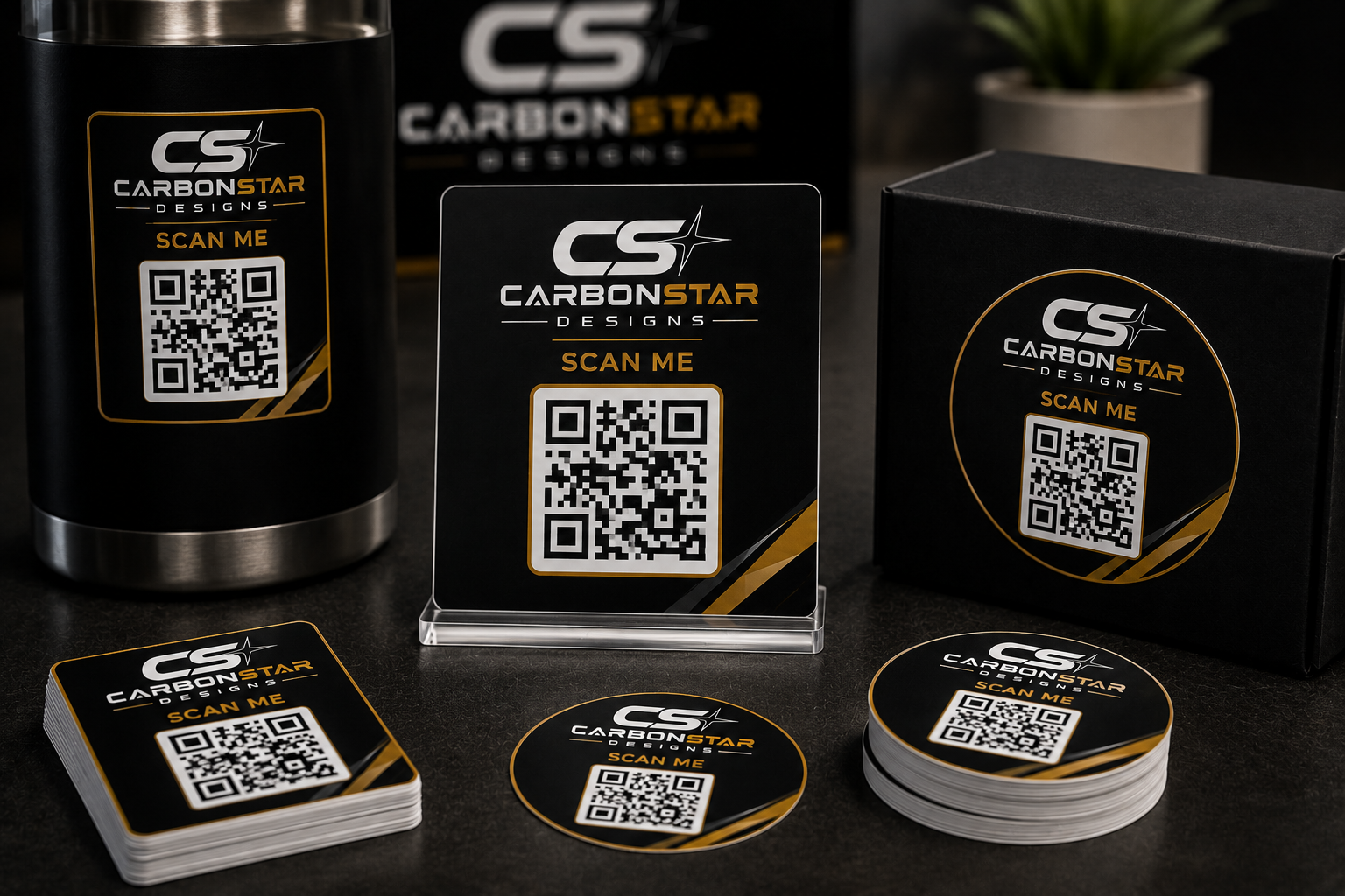 QR Code Stickers business service