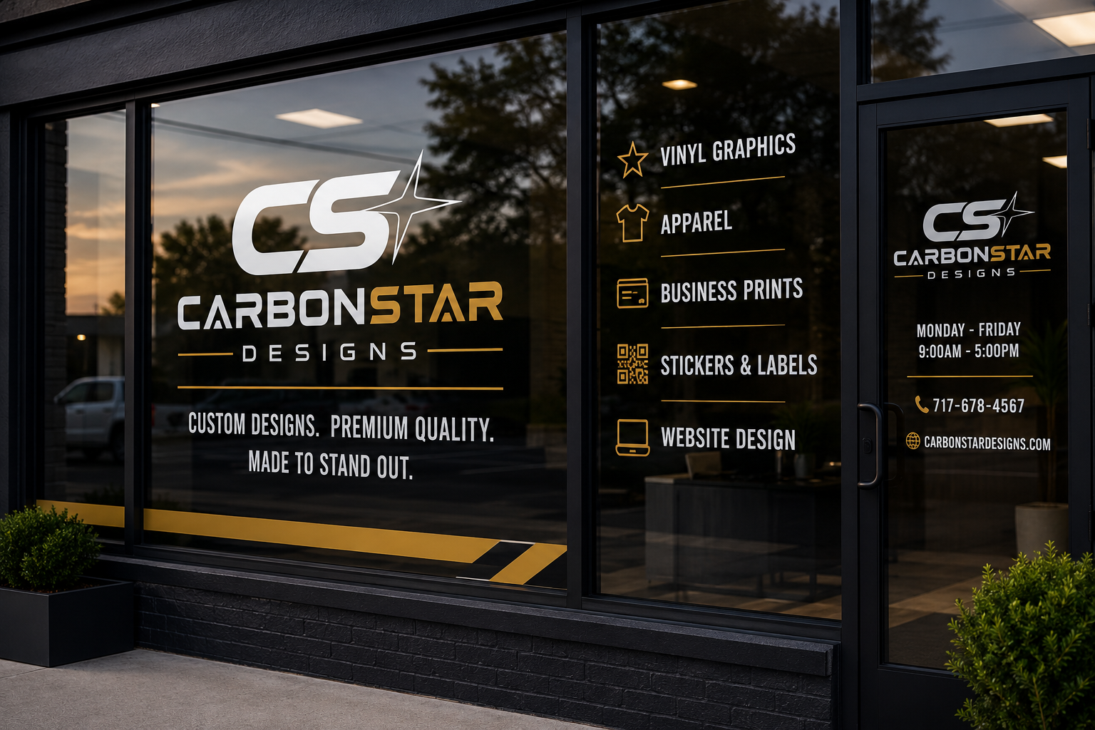 Window Lettering business service