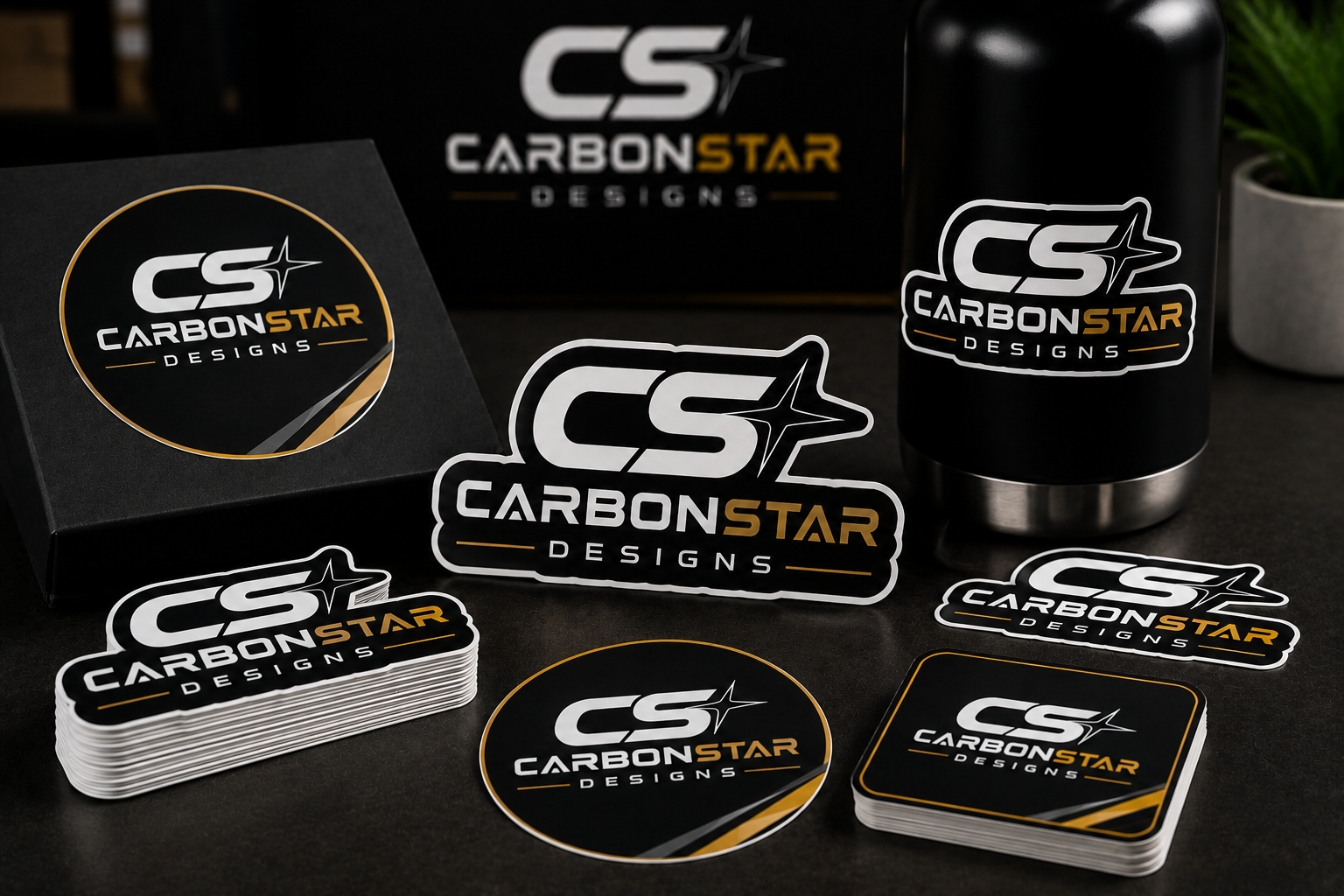 Logo Stickers business service